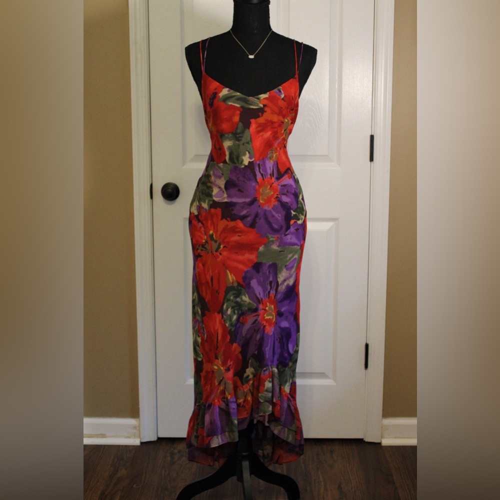 Unknown Brand, Crisscross Back Maxi Dress, Medium, Used- Like New